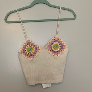 Zara crochet tank